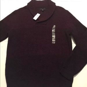 100% cotton sweater burgundy black